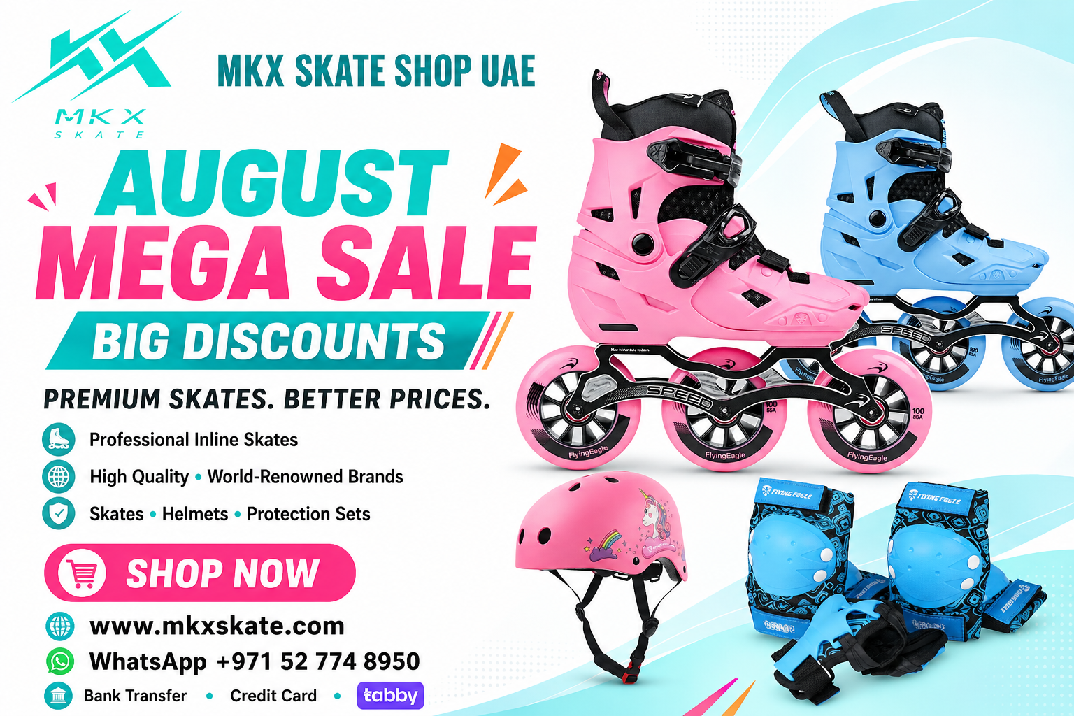 August Mega Sale – MKX Skate Shop UAE
